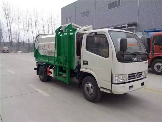 東風(fēng)福瑞卡側(cè)裝掛桶壓縮垃圾車