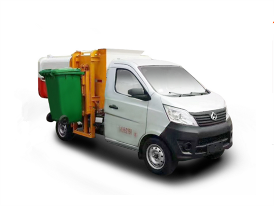 長安3方自裝卸掛桶式垃圾車