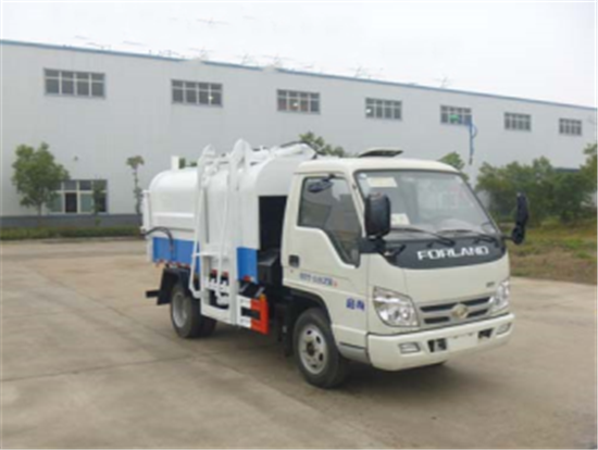 國內(nèi)首款福田三方對接壓縮垃圾車