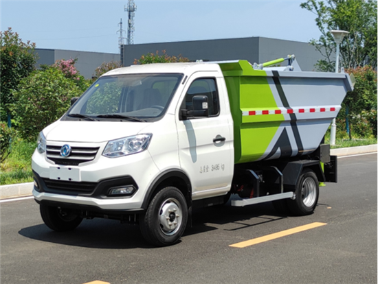 新能源后翻式純電動自裝卸式垃圾車