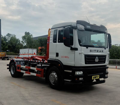 陜汽汕德卡18000型車廂可卸式垃圾車
