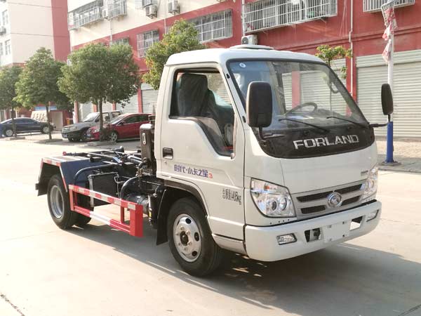 福田小卡之星車廂可卸式垃圾車