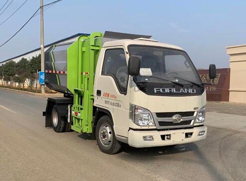 福田小卡之星自裝卸式垃圾車