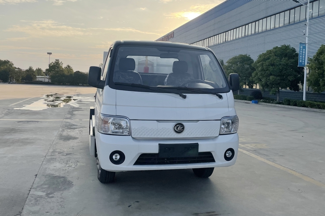 程力純電動勾臂垃圾車